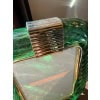 Cadre photo en verre de Murano Vert émeraude 28