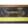 Malle Moynat des années 1930, avec motif M, Malle de voyage Moynat de 90 cm, Malle Moynat 30