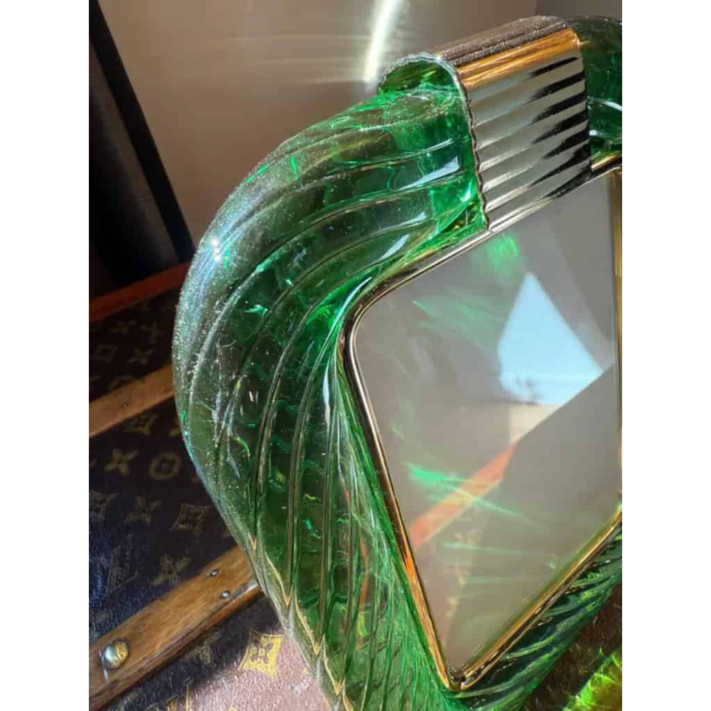 Cadre photo en verre de Murano Vert émeraude 13