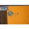 Moynat trunk in orange canvas 34