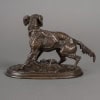 Sculpture – Chienne Épagneul (Diane) , Pierre – Jules Mêne (1810-1879) – Bronze 14