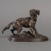 Sculpture – Chienne Épagneul (Diane) , Pierre – Jules Mêne (1810-1879) – Bronze 10