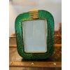 Cadre photo en verre de Murano Vert émeraude 32
