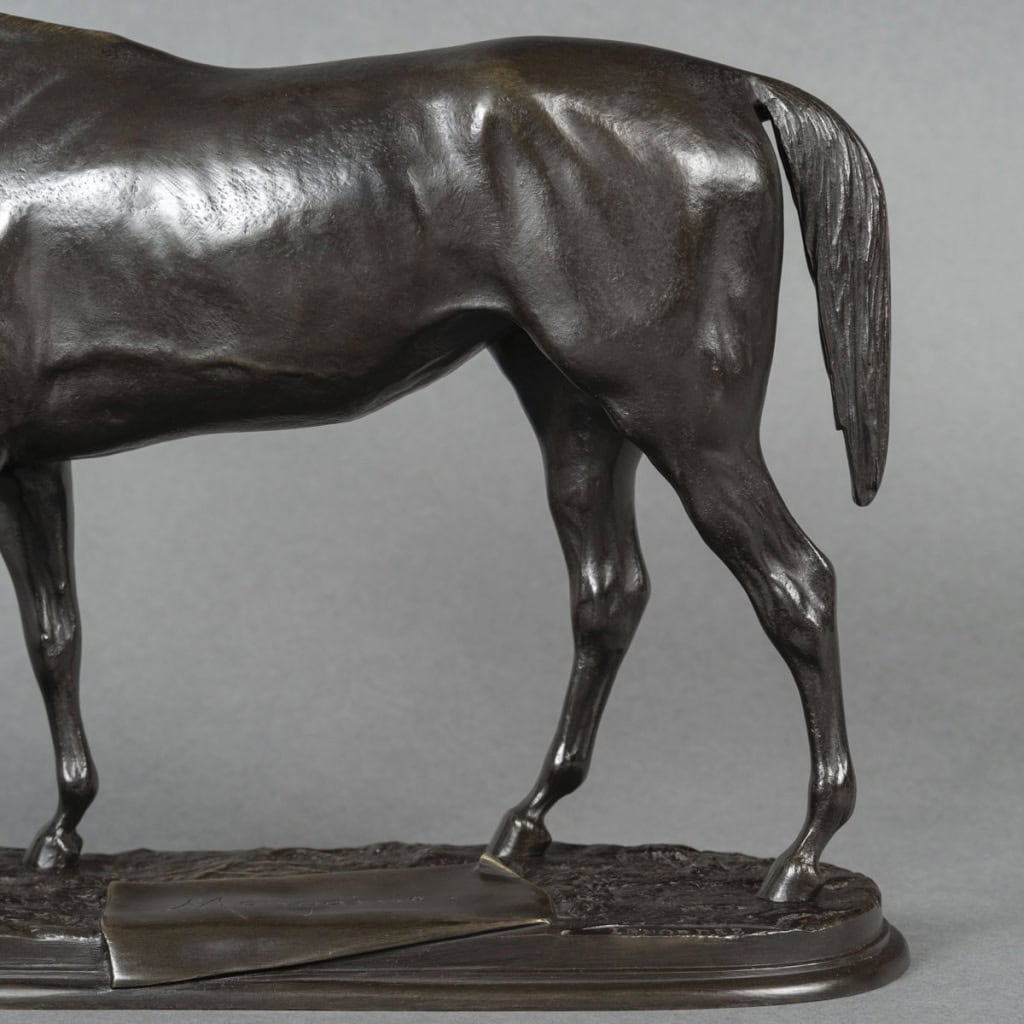 Sculpture – Jument « Mondaine » , Pierre Lenordez (1815 – 1892) – Bronze 10