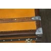 Moynat trunk in orange canvas 40