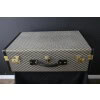 Valise ou malle Goyard en toile à chevrons de 80 cm 22