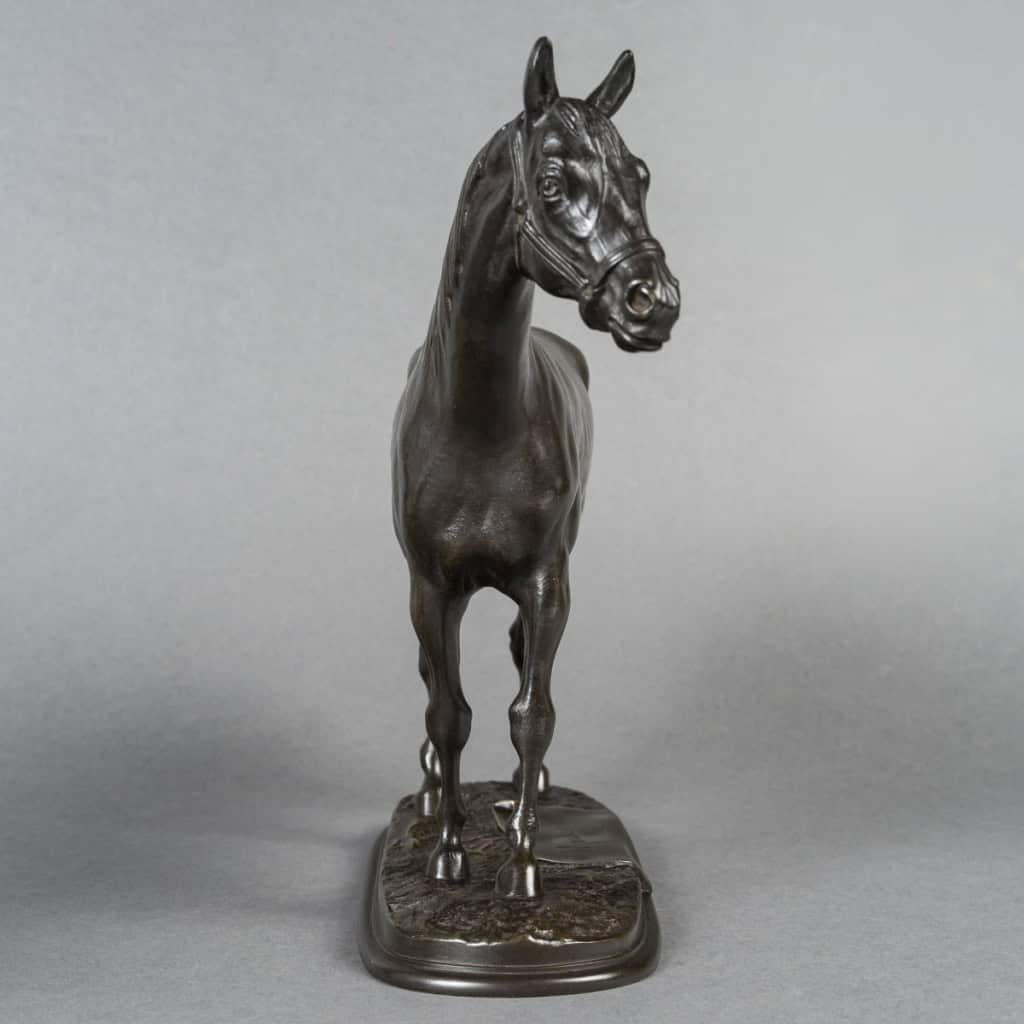 Sculpture – Jument « Mondaine » , Pierre Lenordez (1815 – 1892) – Bronze 6