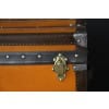 Moynat trunk in orange canvas 27