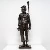 Sculpture – Le Soldat , Léopold Eugène Kampf (1822-1893) – Bronze 12