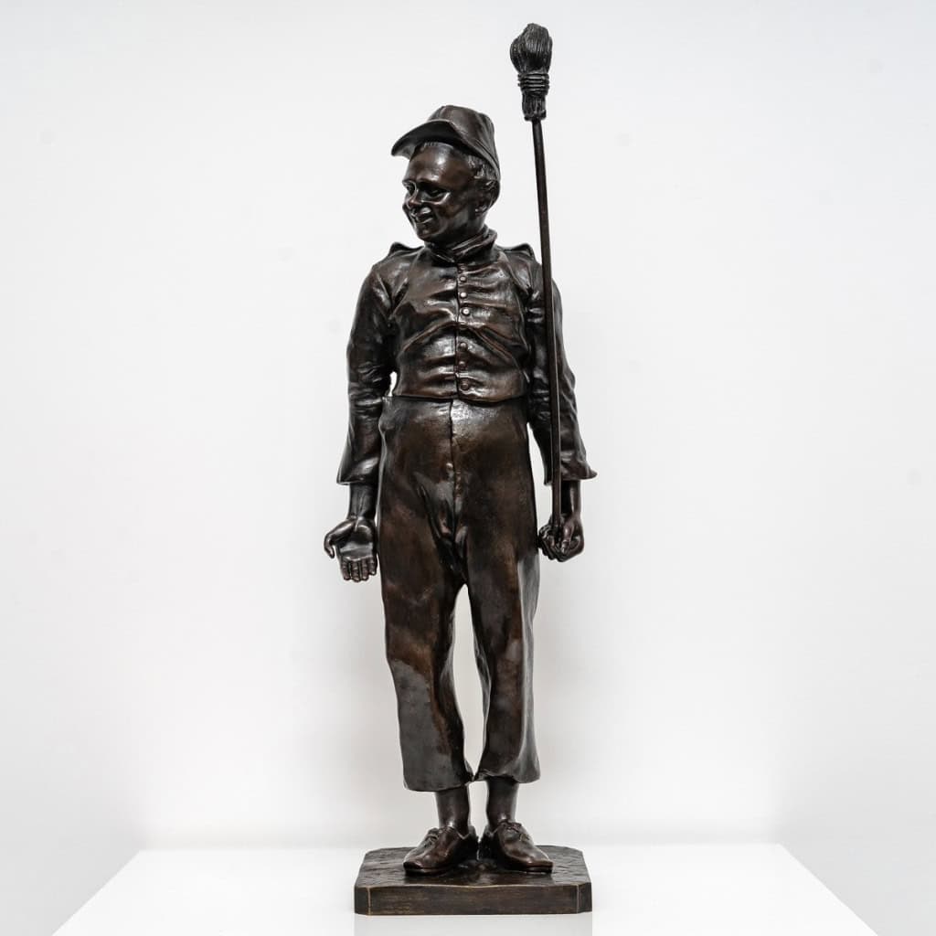 Sculpture – Le Soldat , Léopold Eugène Kampf (1822-1893) – Bronze 3