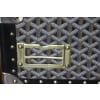 Malle Goyard en toile à chevrons tissée 86 cm 27