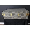 Valise ou malle Goyard en toile à chevrons de 80 cm 27