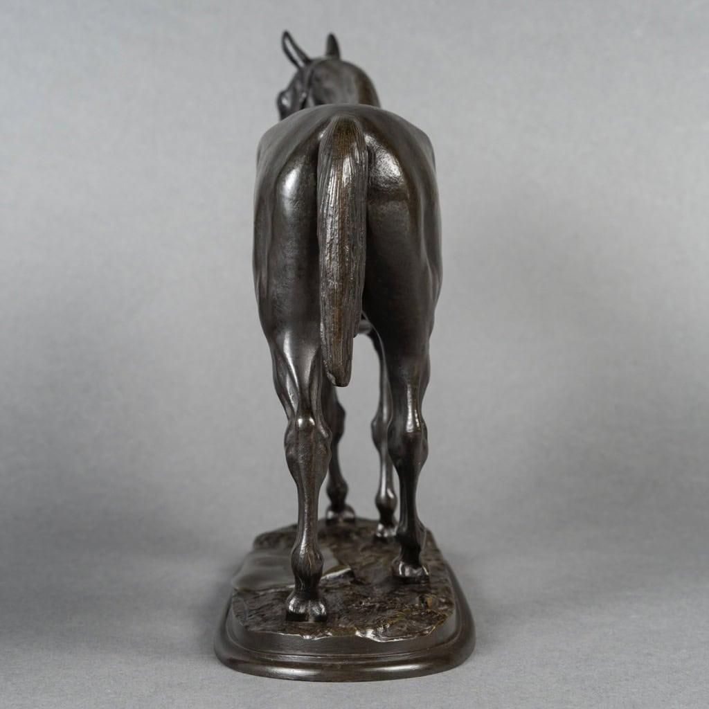 Sculpture – Jument « Mondaine » , Pierre Lenordez (1815 – 1892) – Bronze 9