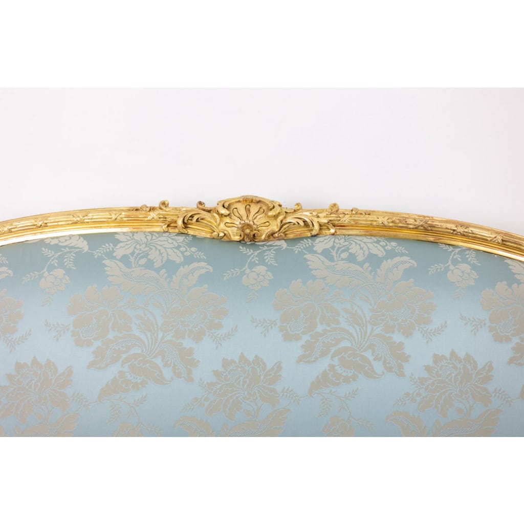 Salon de style Louis XV à chassis en bois doré. Circa 1880. LS61405700/5B 12