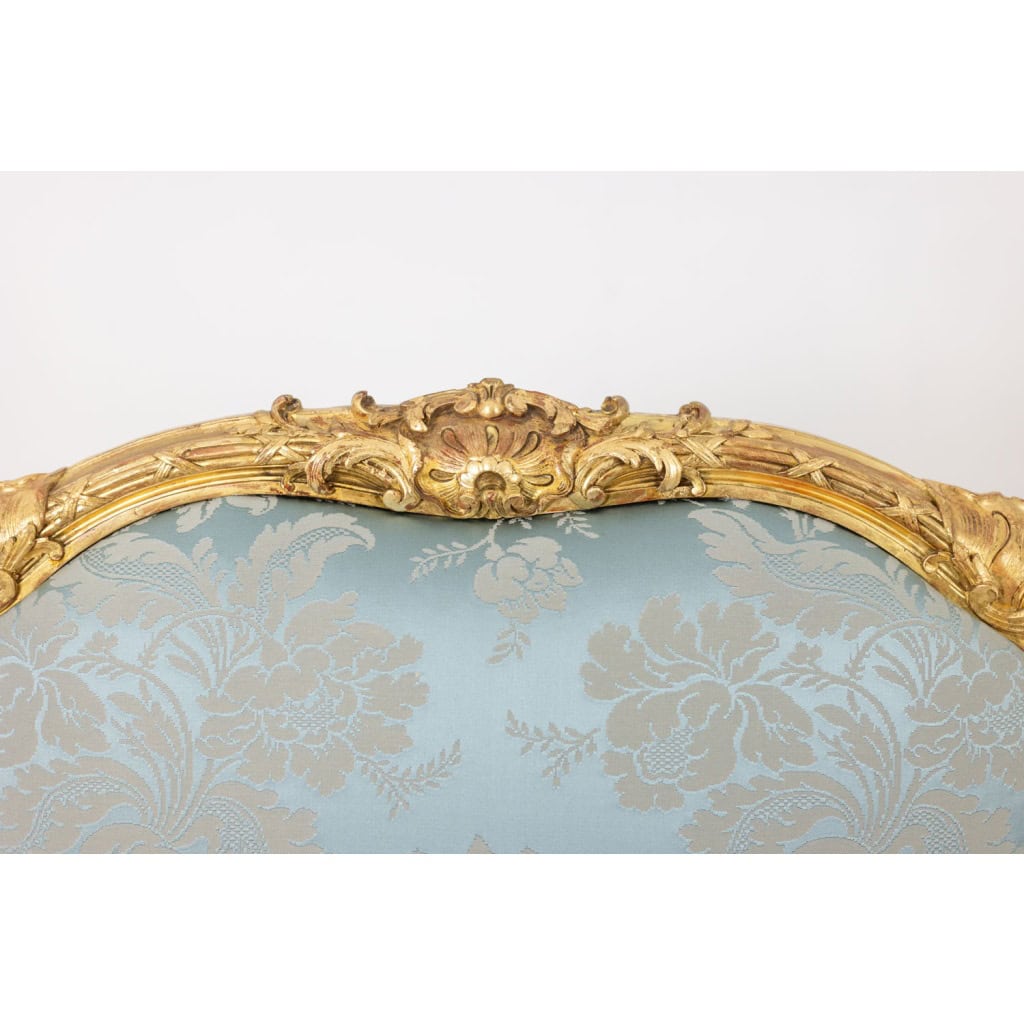 Salon de style Louis XV à chassis en bois doré. Circa 1880. LS61405700/5B 25