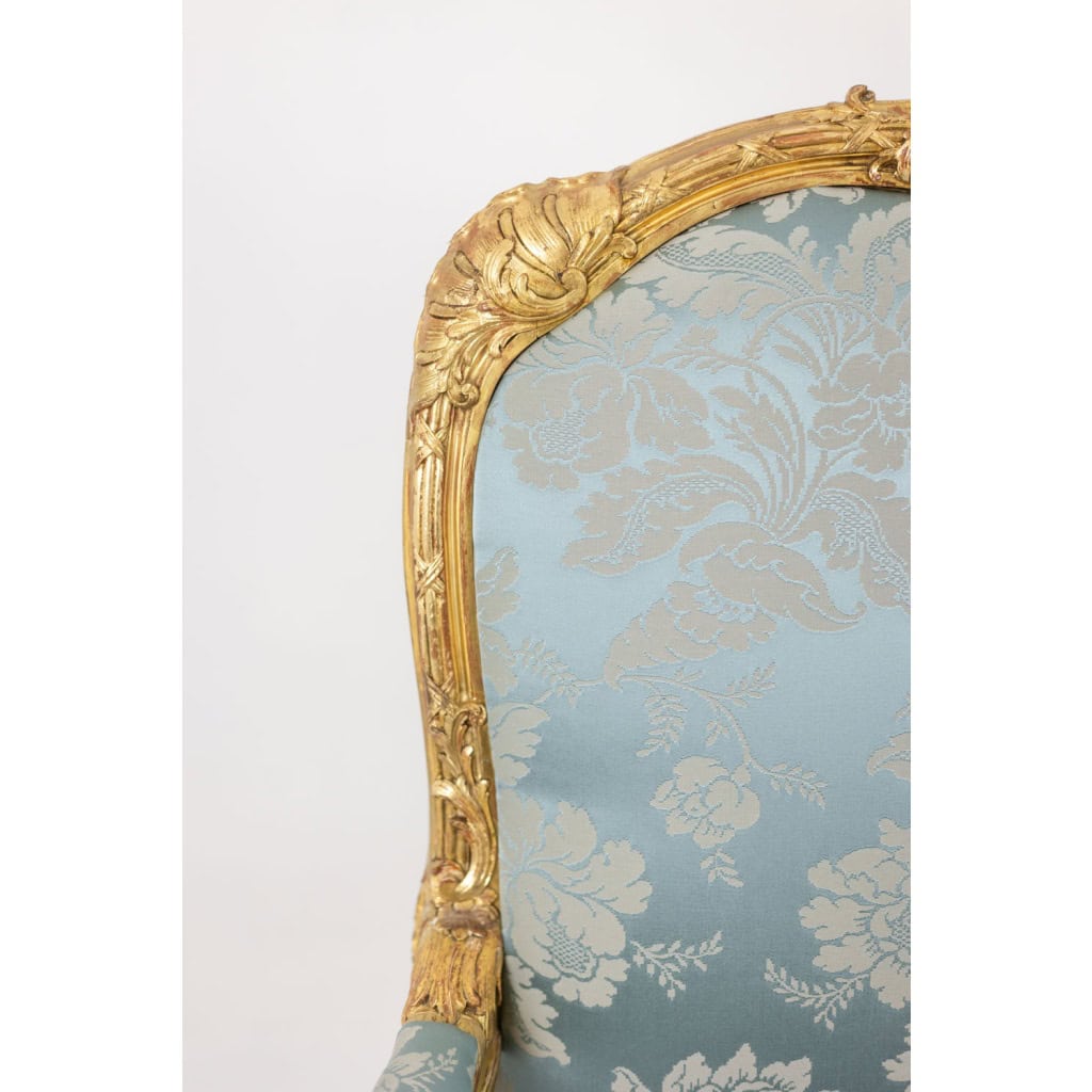 Salon de style Louis XV à chassis en bois doré. Circa 1880. LS61405700/5B 26