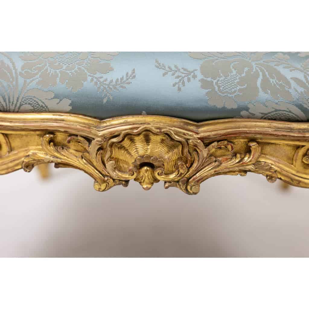 Salon de style Louis XV à chassis en bois doré. Circa 1880. LS61405700/5B 29