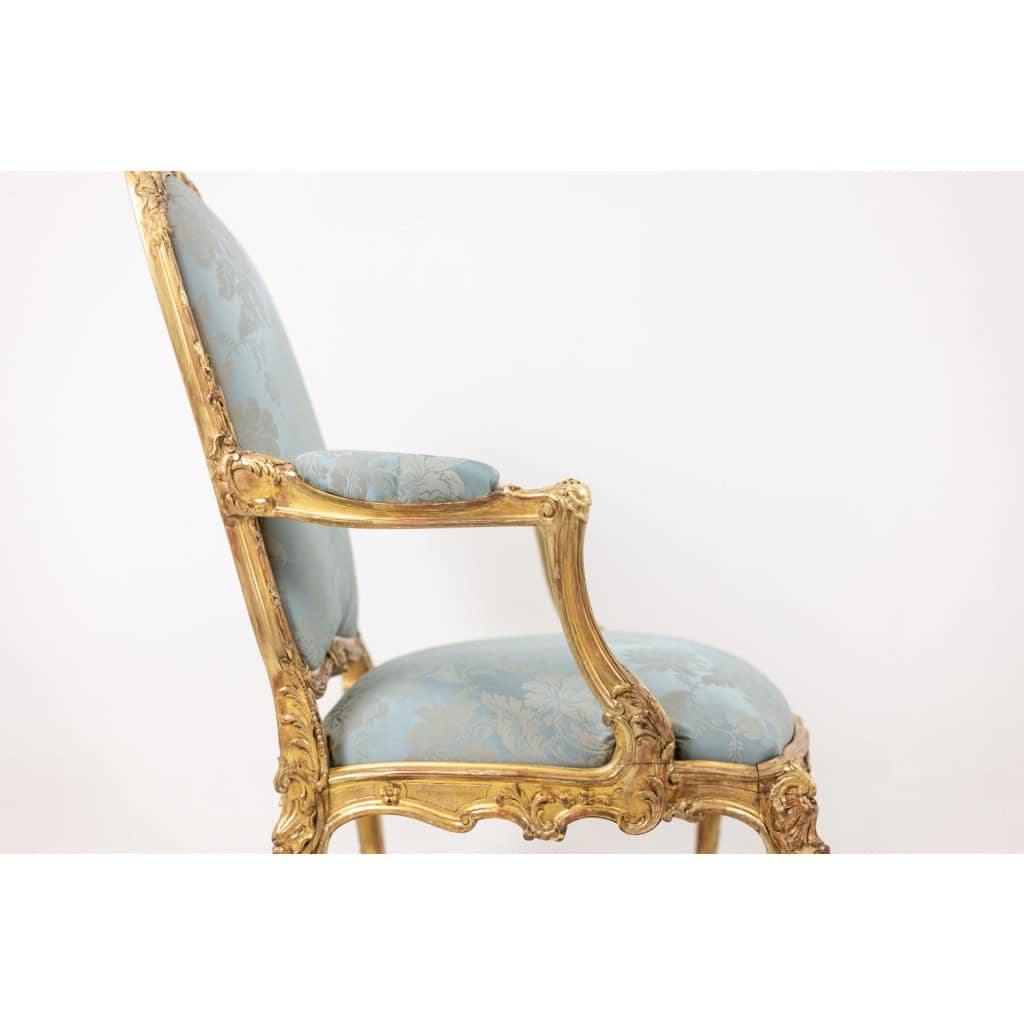 Salon de style Louis XV à chassis en bois doré. Circa 1880. LS61405700/5B 33