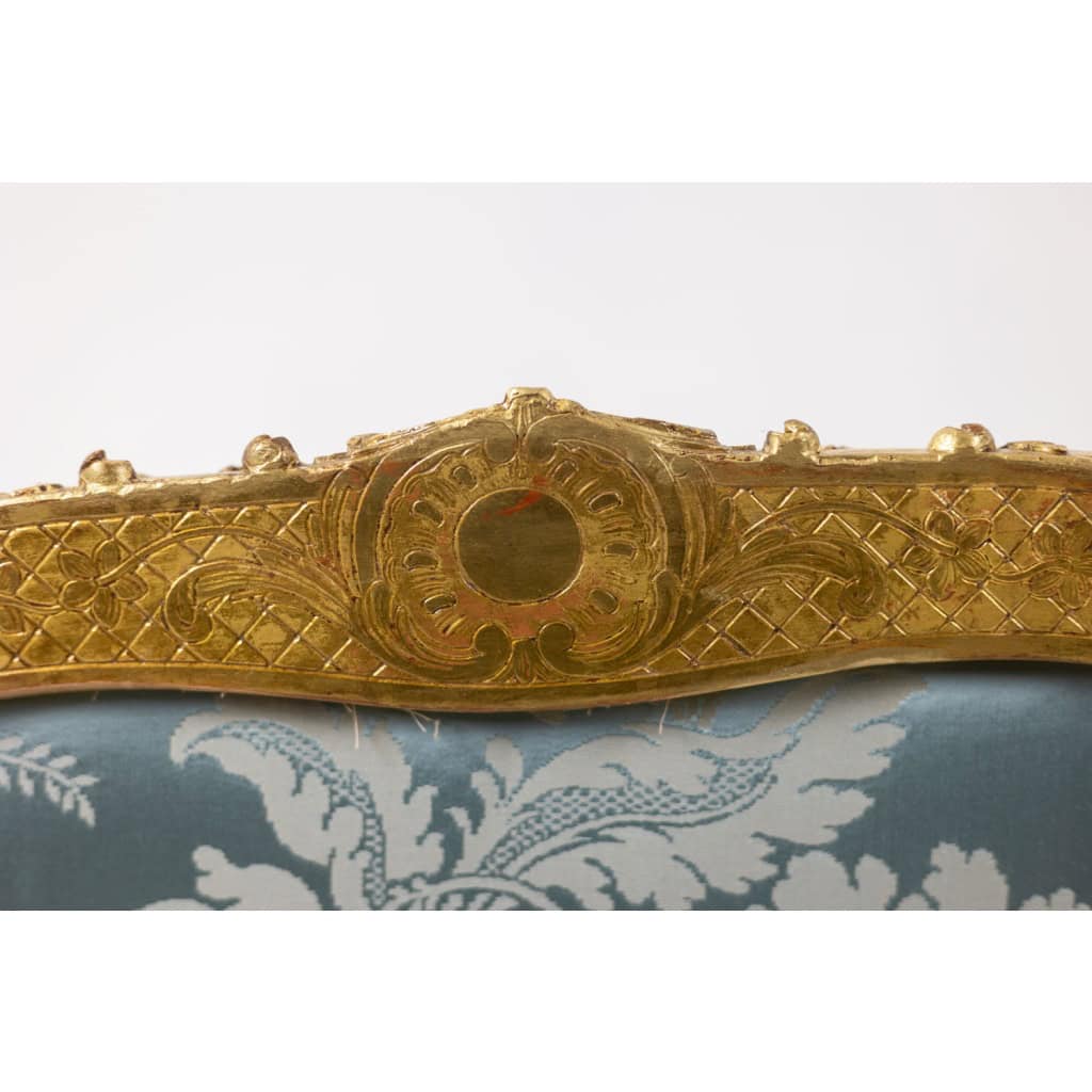 Salon de style Louis XV à chassis en bois doré. Circa 1880. LS61405700/5B 34