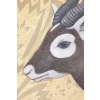 Toile peinte représentant une gazelle. Travail contemporain. LS6338501P 9
