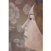 Toile peinte représentant un portrait italien de style Renaissance. LS6335671M 10