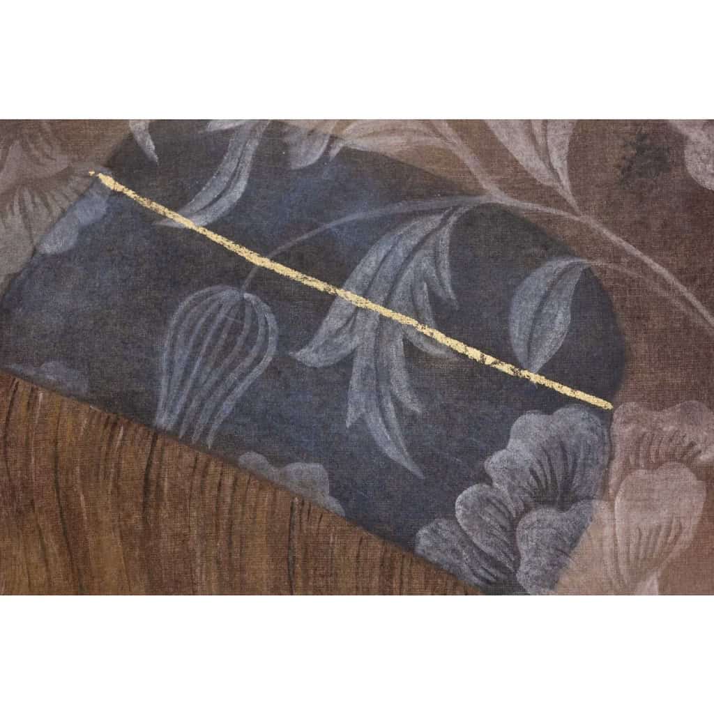 Toile peinte représentant un portrait italien de style Renaissance. LS6335671M 5