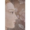 Toile peinte représentant un portrait italien de style Renaissance. LS6335B671M 10