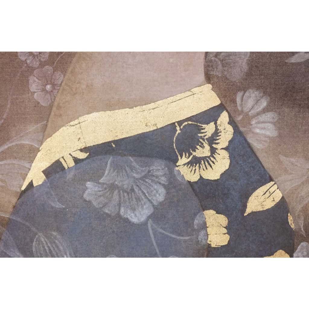 Toile peinte représentant un portrait italien de style Renaissance. LS6335B671M 6