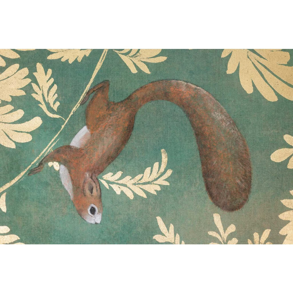 Toile peinte représentant des écureuils. Contemporain. LS63331080A 4