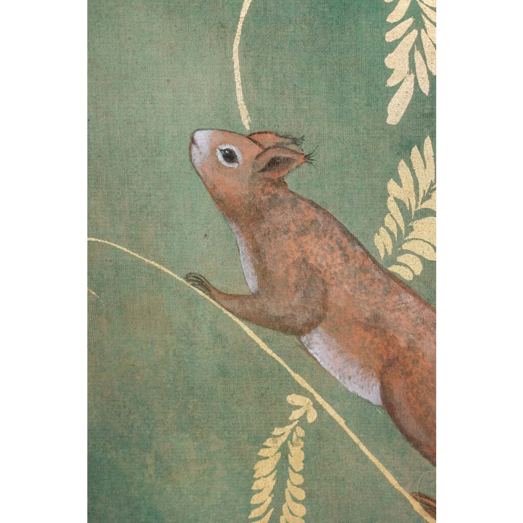 Toile peinte représentant des écureuils. Contemporain. LS63331080A 6