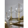 Grand lustre en laiton doré et boules décoratives. Années 1970. LS62621809P 20