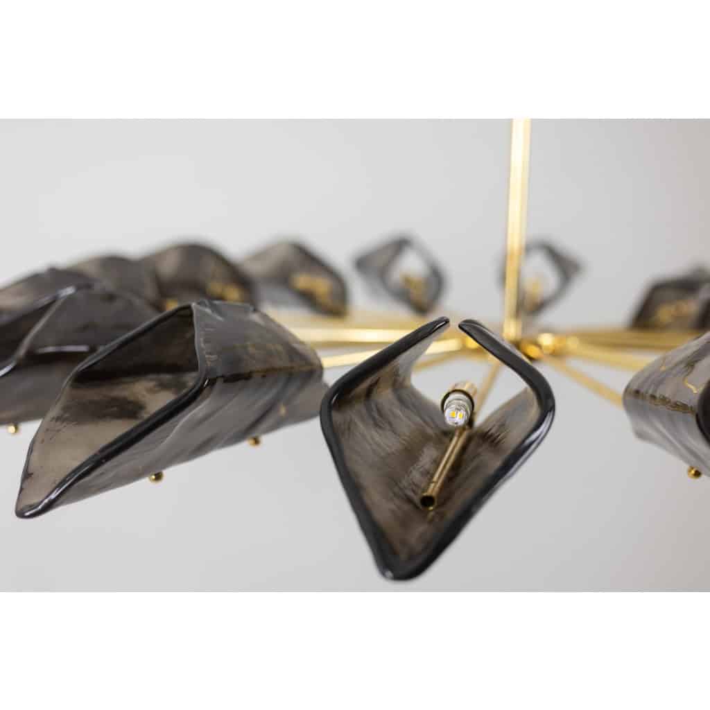 Simone Malachin. Lustre « étoile » en verre de Murano. Contemporain.LS64041509I 7