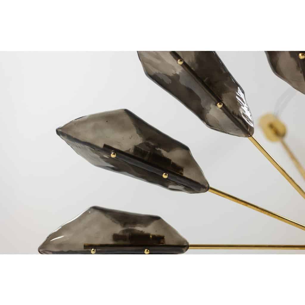 Simone Malachin. Lustre « étoile » en verre de Murano. Contemporain.LS64041509I 12