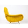 Marco Zanuso pour Artflex. Fauteuils jaune et en laiton doré. Années 1950.LS64333009I 23