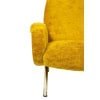 Marco Zanuso pour Artflex. Fauteuils jaune et en laiton doré. Années 1950.LS64333009I 22