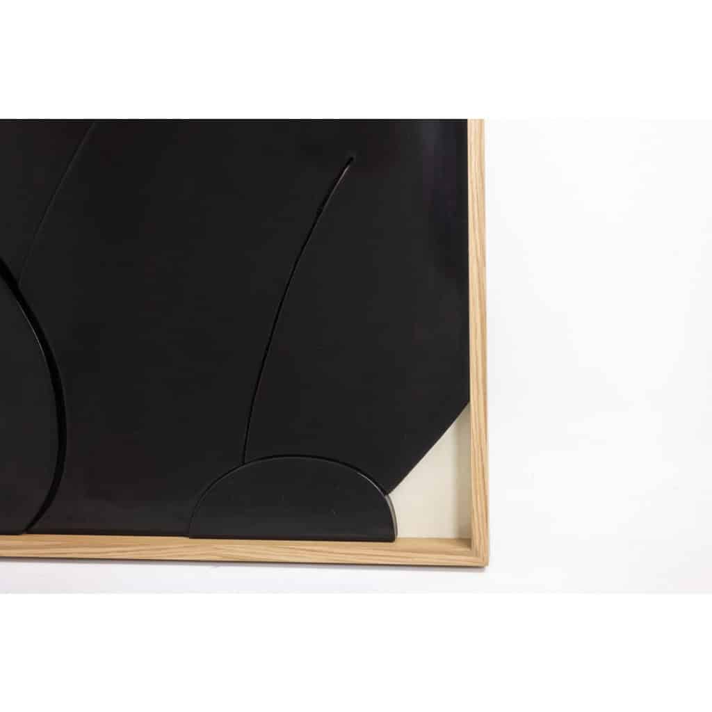 Grand panneau en bas-relief « Oh ! Sortez du cadre ! ». Contemporain. LS64283009Y 7