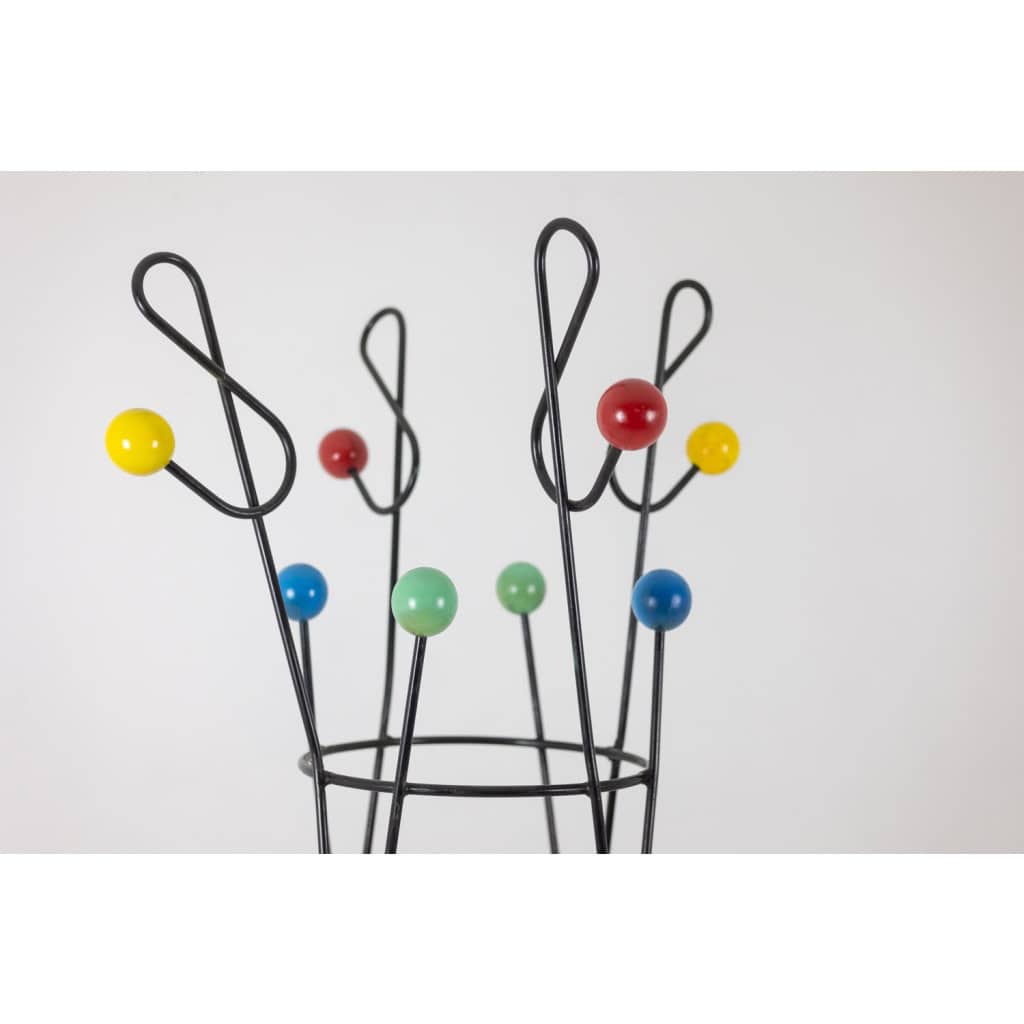 Roger Feraud. Porte-manteaux « clé de sol ». Années 1950/60. LS6116535B 6