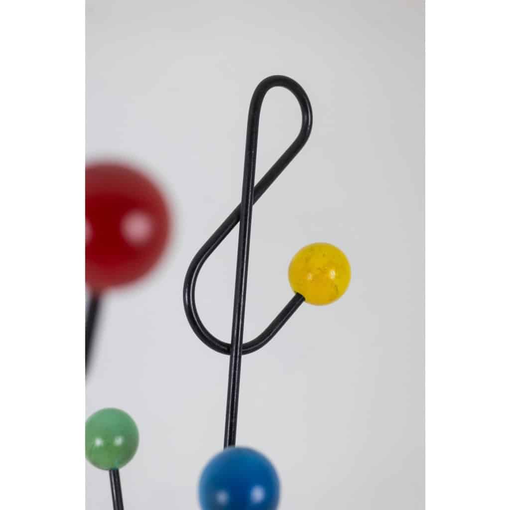 Roger Feraud. Porte-manteaux « clé de sol ». Années 1950/60. LS6116535B 10