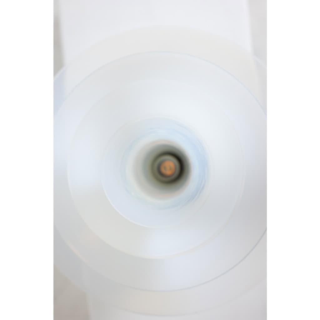 Lampe « pétales » en verre opalescent blanc et bleuté. 21e siècle.LS6409759B 8