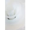 Lampe « pétales » en verre opalescent blanc et bleuté. 21e siècle.LS6409759B 17