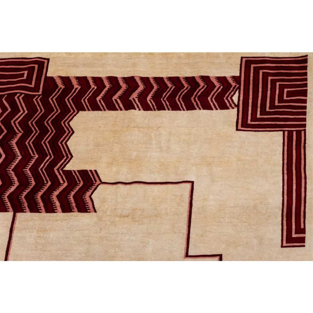 Tapis, ou tapisserie, en laine, de style Art déco. Travail contemporain.LS64303607A 7