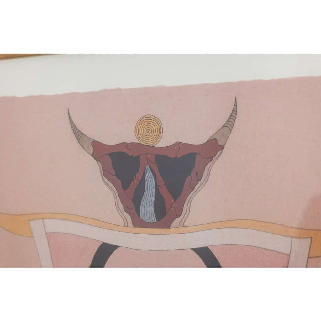 Jorge Camacho. Oeuvre « Clan de coyotes ». Année 1992. LS60835008M 4