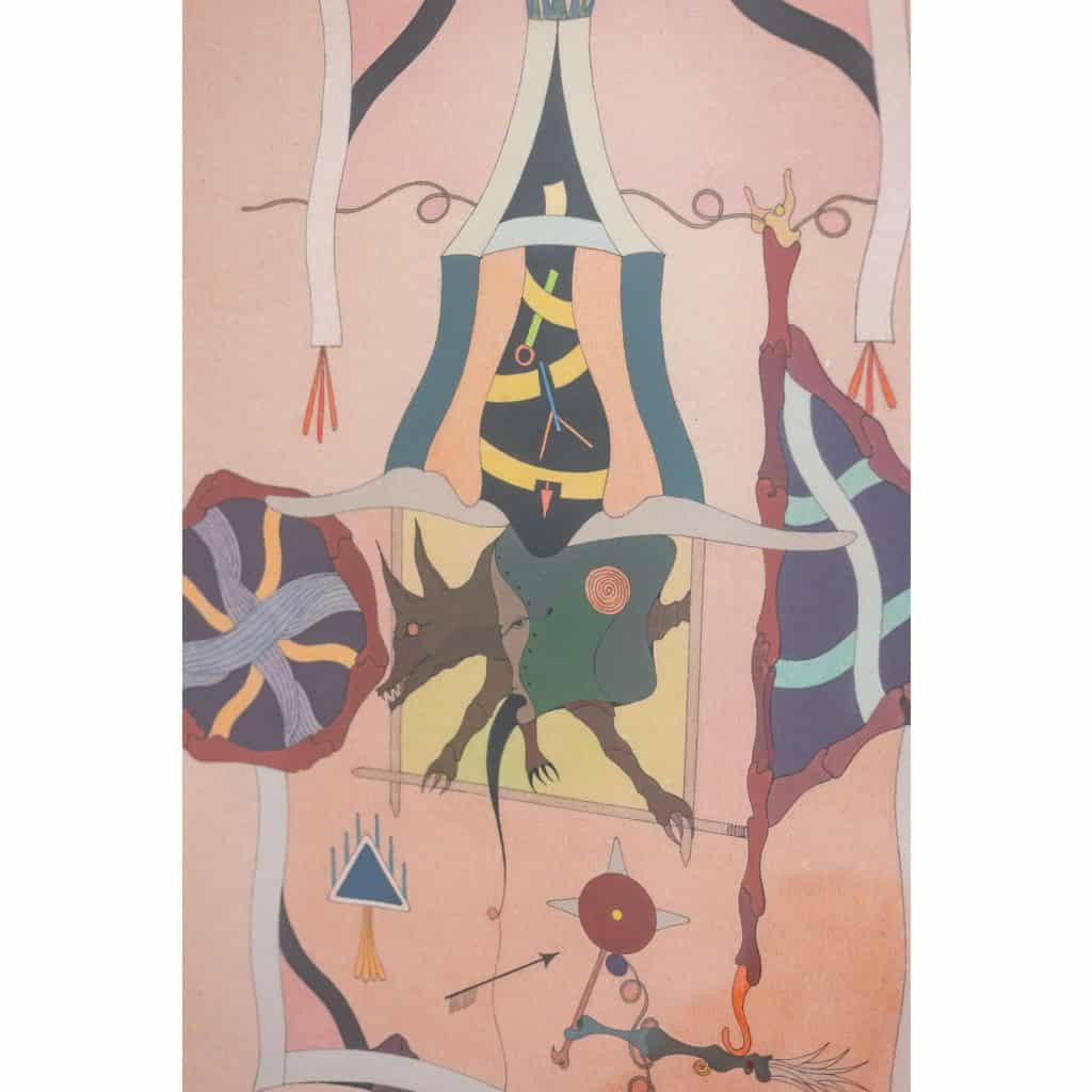 Jorge Camacho. Oeuvre « Clan de coyotes ». Année 1992. LS60835008M 5