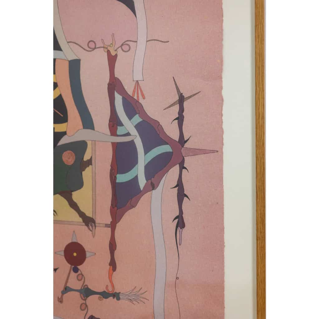 Jorge Camacho. Oeuvre « Clan de coyotes ». Année 1992. LS60835008M 7