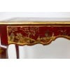 Bureau plat de style Louis XV à décor de scènes lacustres. Circa 1800. LS60861809U 37