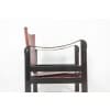 Fauteuil « Safari » en bois et cuir cognac. Années 1960/70. 25