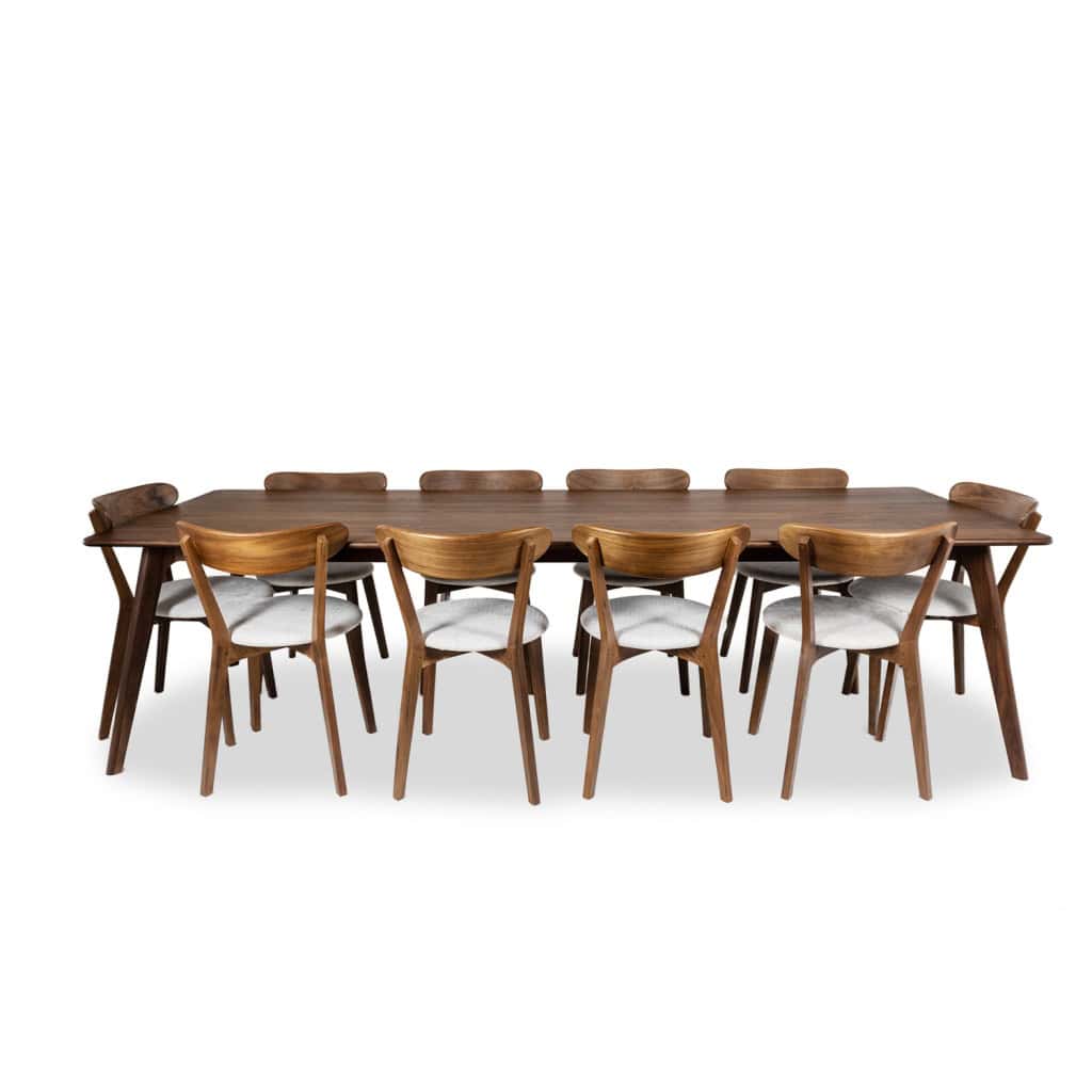 Ensemble de salle à manger en noyer. 21e siècle.LS63992156Y 16