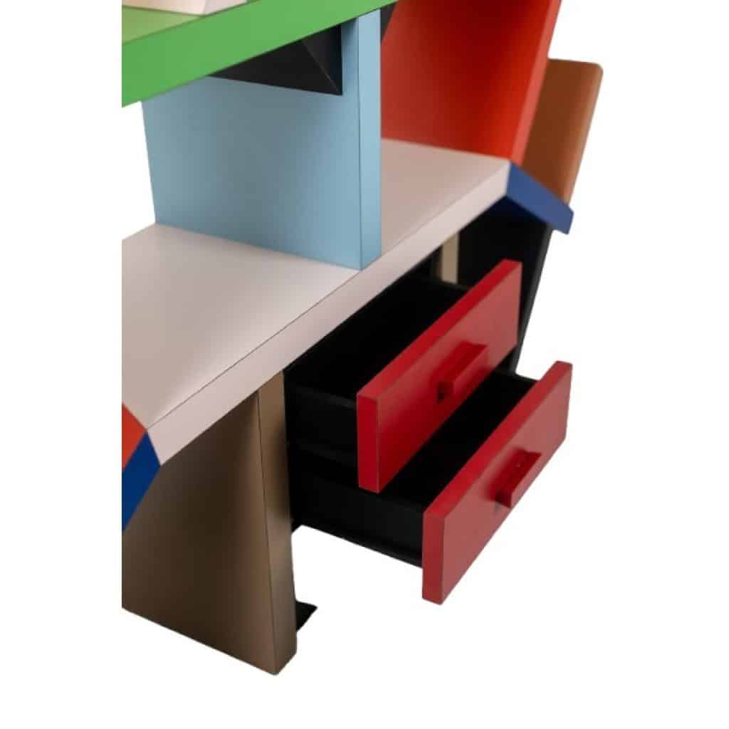 Ettore Sottsass pour Memphis. Bibliothèque « Carlton ». Année 1981. LS64038009P 16