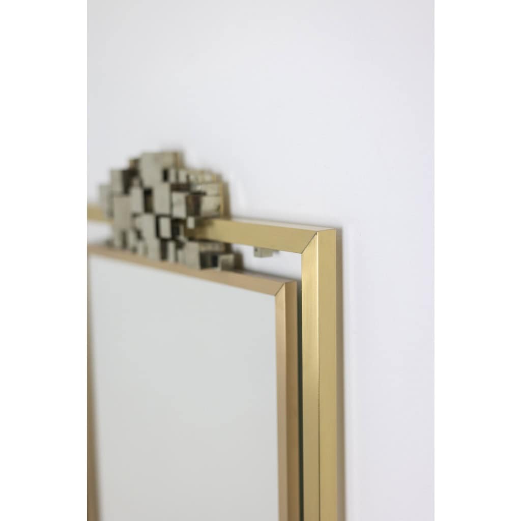 Miroir modèle « Boizot » en laiton, finition vernis. Contemporain. LS5943891Z 4