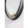 Miroir en laiton laqué et patiné, de forme ovoïde. Années 1950/60. LS6351736M 14